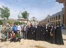 بسیجیان دانشگاه علوم پزشکی شیراز، حرم «امین ولایت» را زیارت کردند