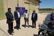 ۱۴۰ دستگاه موتورسیکلت ناوگان موتوری خانه های بهداشت استان فارس، رونمایی شد