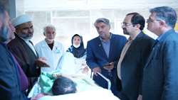 عیادت معاون فرهنگی و دانشجویی دانشگاه علوم پزشکی شیراز از مجروحان جنگ رمضان