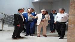 بازدید مشاور عالی رئیس دانشگاه علوم پزشکی شیراز از بخش های مختلف سه مجموعه دانشگاهی در پردیس شهید دوران صدرا