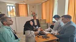 بازدید مدیر توسعه شبکه و ارتقای سلامت معاونت بهداشت دانشگاه علوم پزشکی شیراز از مرکز خدمات جامع سلامت ریزاب نی‌ریز