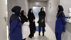 بازدید مدیر پرستاری دانشگاه علوم پزشکی شیراز از مرکز آموزشی درمانی سوانح سوختگی و ترمیمی حضرت امیرالمؤمنین (ع)