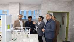 بازدید معاون آموزشی دانشگاه علوم پزشکی شیراز از ساختمان تازه تاسیس دانشکده تغذیه و علوم غذایی در پردیس شهید دوران 