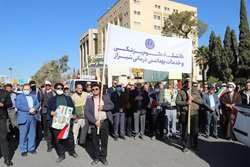 تجدید بیعت دانشگاهیان علوم پزشکی شیراز با آرمان های انقلاب اسلامی