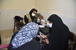 اردوی جهادی پایگاه خواهران کانون بسیج جامعه پزشکی دانشگاه علوم پزشکی شیراز در روستای محمودآباد شیراز برپا شد