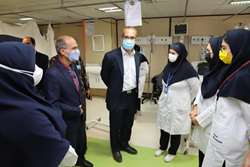 بازدید سرزده رییس دانشگاه علوم پزشکی شیراز از بیمارستان نمازی