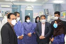 بررسی خدمات بیمارستان حضرت علی اصغر(ع) با حضور معاون پرستاری وزارت بهداشت