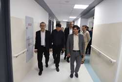 بازدید رییس دانشگاه علوم پزشکی و خدمات بهداشتی درمانی شیراز و تیم همراه از بیمارستان شهدای شهرستان رستم