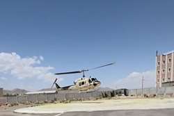 پرواز بالگرد اورژانس هوایی آباده برای انتقال بیمار دچار خونریزی از اقلید به شیراز