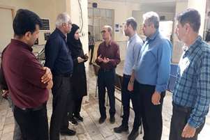 بازدید معاون بهداشت دانشگاه علوم پزشکی شیراز از پروژه در حال ساخت درمان بستر بالاده شهرستان کازرون