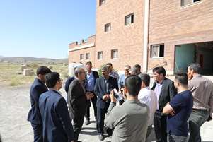 بررسی روند پیشبرد بیمارستان در حال ساخت ارسنجان با حضور رئیس دانشگاه علوم پزشکی شیراز