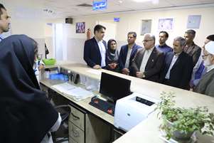 بازدید مشاور عالی رییس دانشگاه علوم پزشکی شیراز از مرکز خدمات جامع سلامت شهری روستایی و شبانه روزی حضرت فاطمه الزهرا(س) علامرودشت 
