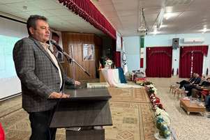 آیین تکریم و معارفه روسای پیشین و جدید شبکه بهداشت و درمان شهرستان بختگان