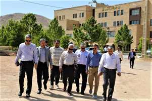 بازدید اعضای هیأت رئیسه دانشگاه علوم پزشکی شیراز از پردیس شهید دوران دانشگاه