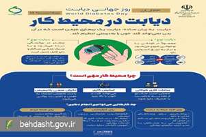 تأکید بر «دیابت در مراحل مختلف زندگی» و «دیابت در محیط کار»