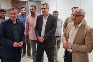 بازدید معاون توسعه مدیریت و منابع دانشگاه علوم پزشکی شیراز از مراحل نهایی بازسازی و بهسازی بیمارستان حضرت زینب(س)