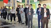 ادای احترام مدیران ارشد دانشگاه علوم پزشکی شیراز به مقام والای شهدا