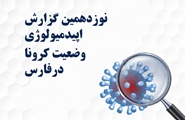 انتشار نوزدهمین گزارش اپیدمیولوژی وضعیت کرونا در فارس با موضوع واکسیناسیون کووید 19