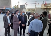 بازدید رئیس دانشگاه علوم پزشکی شیراز از قرارگاه جهادی خادمین و مرکز خدمات جامع سلامت احمد بن موسی(ع)