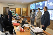 بازدید سر زده رییس دانشگاه علوم پزشکی شیراز از مرکز پایش مراقبت های درمانی (MCMC) دانشگاه