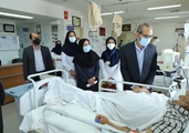 پایش خدمات بیمارستان حضرت جوادالائمه(ع) خرامه با حضور رئیس دانشگاه علوم پزشکی شیراز