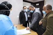 پایش نحوه ارائه مراقبت های سلامت به بیماران کووید 19 در فراشبند با حضور اعضای هیات رئیسه دانشگاه علوم پزشکی شیراز
