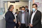بازدید معاون درمان دانشگاه از مرکز آموزشی درمانی شهید دکتر فقیهی