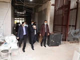 بازدید معاون توسعه مدیریت و منابع دانشگاه علوم پزشکی شیراز از بیمارستان شهید چمران با هدف بررسی راهکارهای توسعه عمرانی