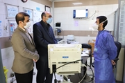 بازدید اعضای ستاد سلامت نوروزی دانشگاه از بیمارستان قلب الزهرا(س)