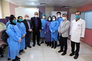 بازدید رییس دانشگاه علوم پزشکی شیراز از آزمایشگاه تشخیصی کرونا ویروس در مرکز بهداشت شهدای والفجر