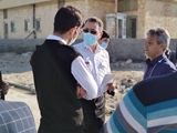 بازدید نماینده سرپرست دانشگاه علوم پزشکی شیراز از مناطق سیل زده جنوب فارس