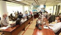 هم اندیشی اعضای ستاد مدیریت بیماری کووید19 دانشگاه علوم پزشکی شیراز برای برگزاری آزمون های تحصیلی