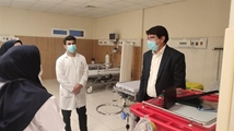 بازدید معاون درمان دانشگاه علوم پزشکی شیراز از بیمارستان حضرت امام علی(ع) کازرون