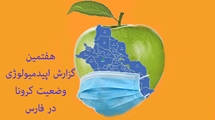 هفتمین گزارش اپیدمیولوژی وضعیت کرونا در فارس انتشار یافت
