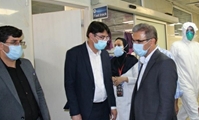 بازدید معاون توسعه مدیریت و منابع دانشگاه از پروژه های عمرانی بیمارستان مستقل شهید دکتر فقیهی