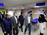 بازدید سرپرست معاونت بهداشتی دانشگاه از بیمارستان ولیعصر(عج) کازرون