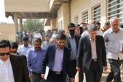 بازدید استاندار فارس از طرح های عمرانی در حال ساخت شبکه بهداشت و درمان مرودشت