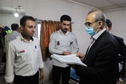 بررسی خدمت رسانی پایگاه اورژانس جاده ای تخت جمشید از سوی رئیس دانشگاه علوم پزشکی شیراز
