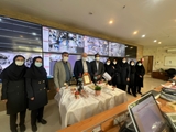 بازدید اعضای ستاد سلامت نوروزی دانشگاه علوم پزشکی شیراز از مرکز پایش مراقبت های درمانی