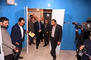 بررسی روند پیشرفت پروژه احداث ساختمان الحاقی بیمارستان حضرت فاطمه(س) مهر با حضور وزیر بهداشت