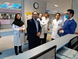بازدید معاون درمان دانشگاه از نحوه ارایه خدمت در بیمارستان نمازی