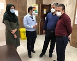 بازدید مشاور معاون بهداشت دانشگاه علوم پزشکی شیراز از سه مرکز واکسیناسیون کووید19 زیر مجموعه مرکز بهداشت شهدای والفجر