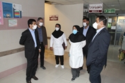 بازدید اعضای ستاد سلامت نوروزی دانشگاه از بیمارستان حضرت زینب(س) در هفتمین روز از نوروز1401