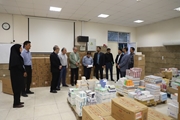 بازدید رییس دانشگاه علوم پزشکی شیراز از محل نگهداری داروهای اهدایی ویژه مراسم پیاده روی اربعین حسینی(ع)