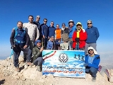 کوهنوردان دانشگاه علوم پزشکی شیراز بر فراز 6 قله کوه دنا