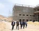 بازدید رییس دانشگاه علوم پزشکی شیراز از پروژه های عمرانی در حال ساخت مجموعه بیمارستان خیریه پیوند اعضای ابوعلی سینا
