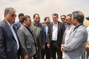 بازدید استاندار فارس از روند ساخت بیمارستان ۶۴ تختخوابی حضرت ولیعصر(عج) شهرستان خرم ‌بید