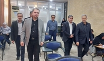 بازدید رئیس دانشگاه علوم پزشکی شیراز از محل برگزاری آزمون ارتقای دستیاری