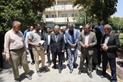  بازدید رئیس دانشگاه علوم پزشکی شیراز از پروژه بازسازی و مقاوم‌سازی بیمارستان حضرت زینب(س) شیراز