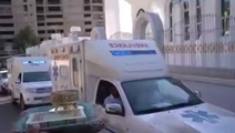  آیین بدرقه کاروان اورژانس پیش بیمارستانی دانشگاه علوم پزشکی شیراز جهت خدمت رسانی به زائران اربعین حسینی (ع)